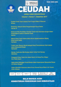 Image of Ceudah: jurnal ilmiah kesusastraan, Volume 6, Nomor 6, Desember 2016