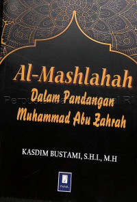 Image of Al-Mashlahah dalam pandangan Muhammad Abu Zahrah