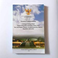 Image of Panduan pemasyarakatan UUD 1945 dan Ketetapan Majelis Permusyawaratan Rakkyat RI
