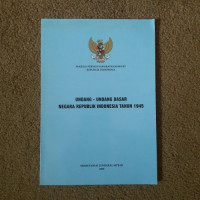 Image of Undang-undang dasar negara republik Indonesia 1945